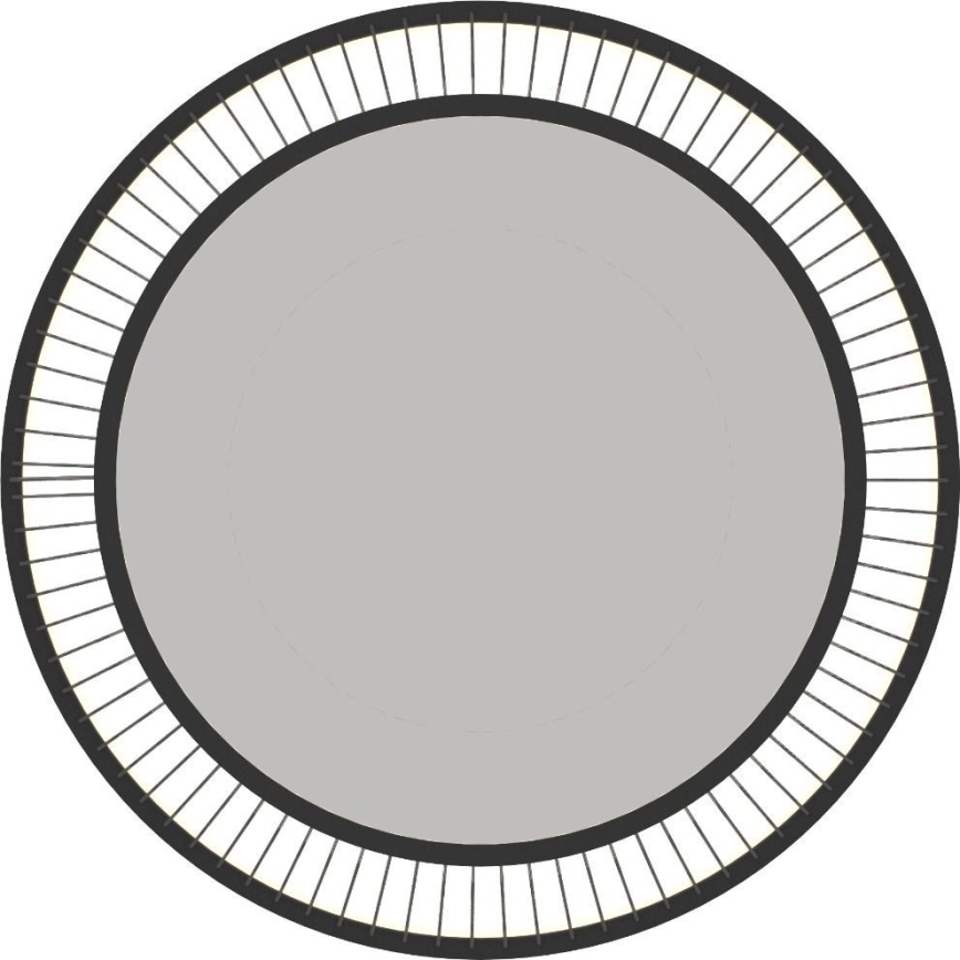 Zuma Line - Himmennettävä LED-kattovalaisin LED/32W/230V 2700-6000K musta + kauko-ohjaus