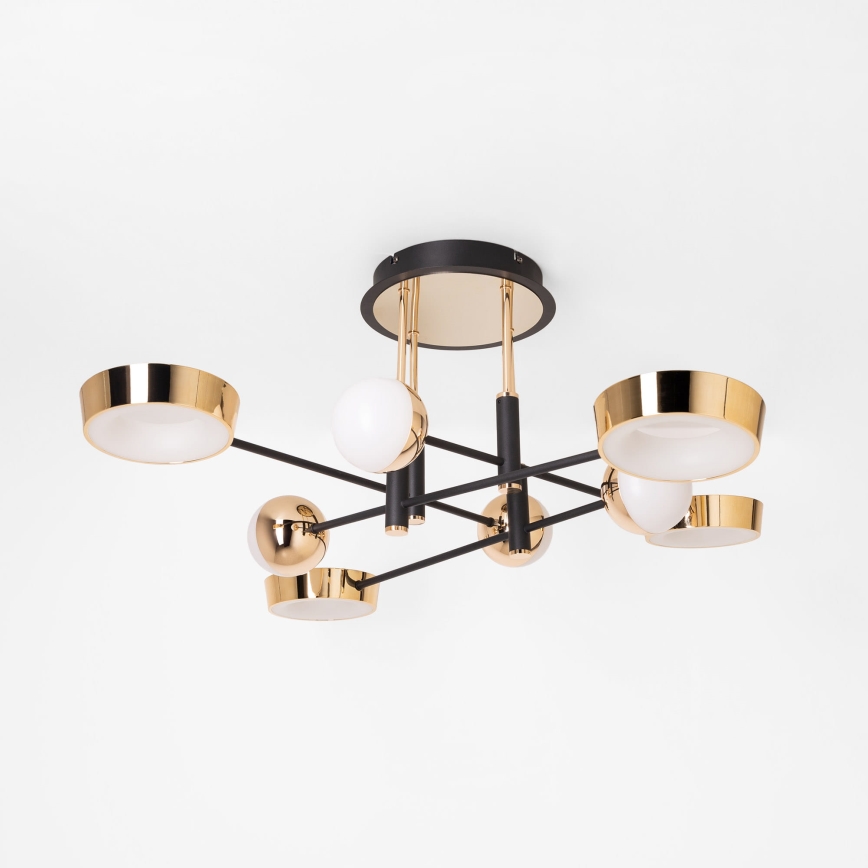 Zuma Line - Himmennettävä pinta-asennettava LED-kattokruunu LED/60W/230V kultainen/musta