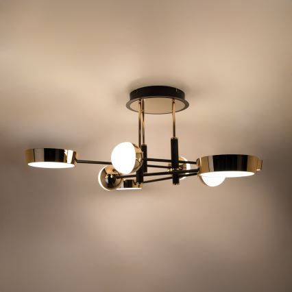 Zuma Line - Himmennettävä pinta-asennettava LED-kattokruunu LED/60W/230V kultainen/musta