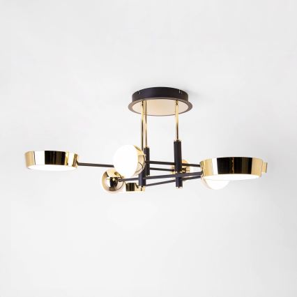 Zuma Line - Himmennettävä pinta-asennettava LED-kattokruunu LED/60W/230V kultainen/musta