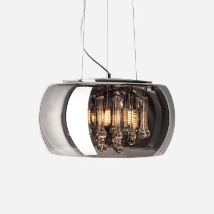 Zuma Line P0076-06X-F4FZ-Kristallikruunu CRYSTAL 6xG9/42W/230V