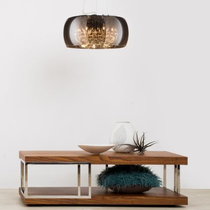 Zuma Line P0076-06X-F4FZ-Kristallikruunu CRYSTAL 6xG9/42W/230V