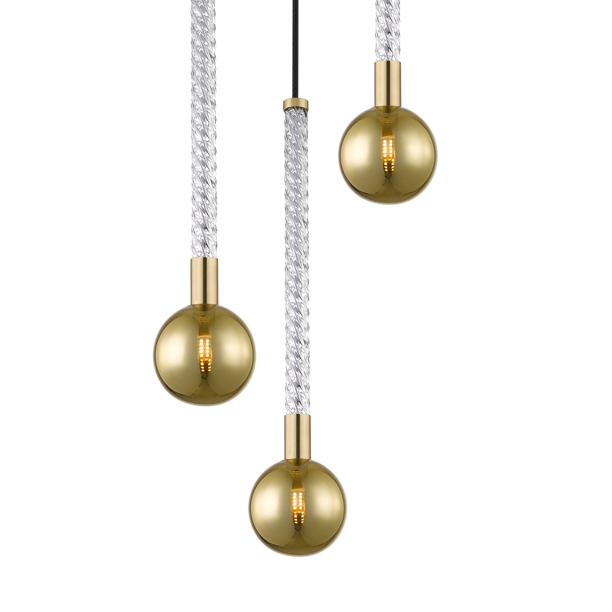 Zuma Line - Kattokruunu johdossa 3xG9/6W/230V messinki