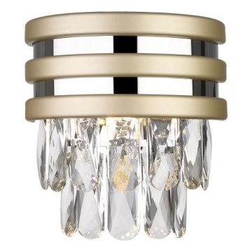 Zuma Line - Seinävalaisin 1xG9/42W/230V kultainen/kiiltävä kromi