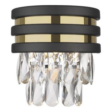 Zuma Line - Seinävalaisin 1xG9/42W/230V musta/kultainen