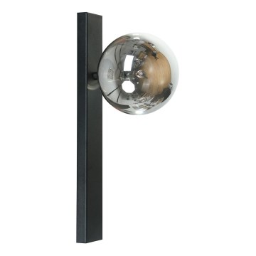 Zuma Line - Seinävalaisin 1xG9/8W/230V musta/savunmusta