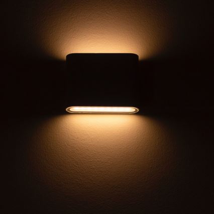 Zuma Line - LED-ulkoseinävalaisin LED/12W/230V IP65 musta