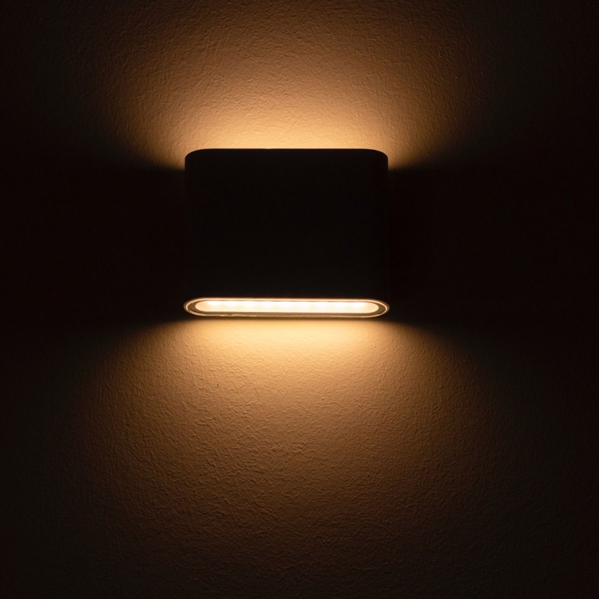 Zuma Line - LED-ulkoseinävalaisin LED/12W/230V IP65 musta