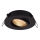 Zuma Line - Upotettava alasvalo 1xGU10/50W/230V musta