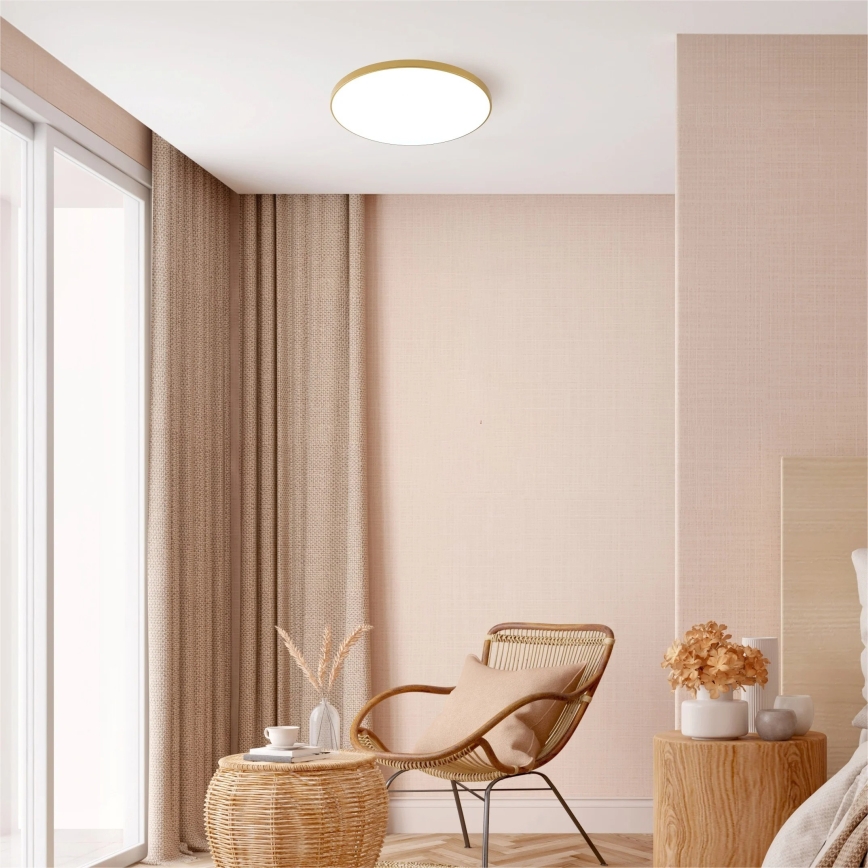 Zuma Line - LED-kattovalaisin LED/44W/230V, Ø 47 cm, kultainen